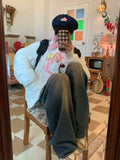 OTUSI 2024 NEW fashionc2 Hello Kitty Windbreaker Jacket