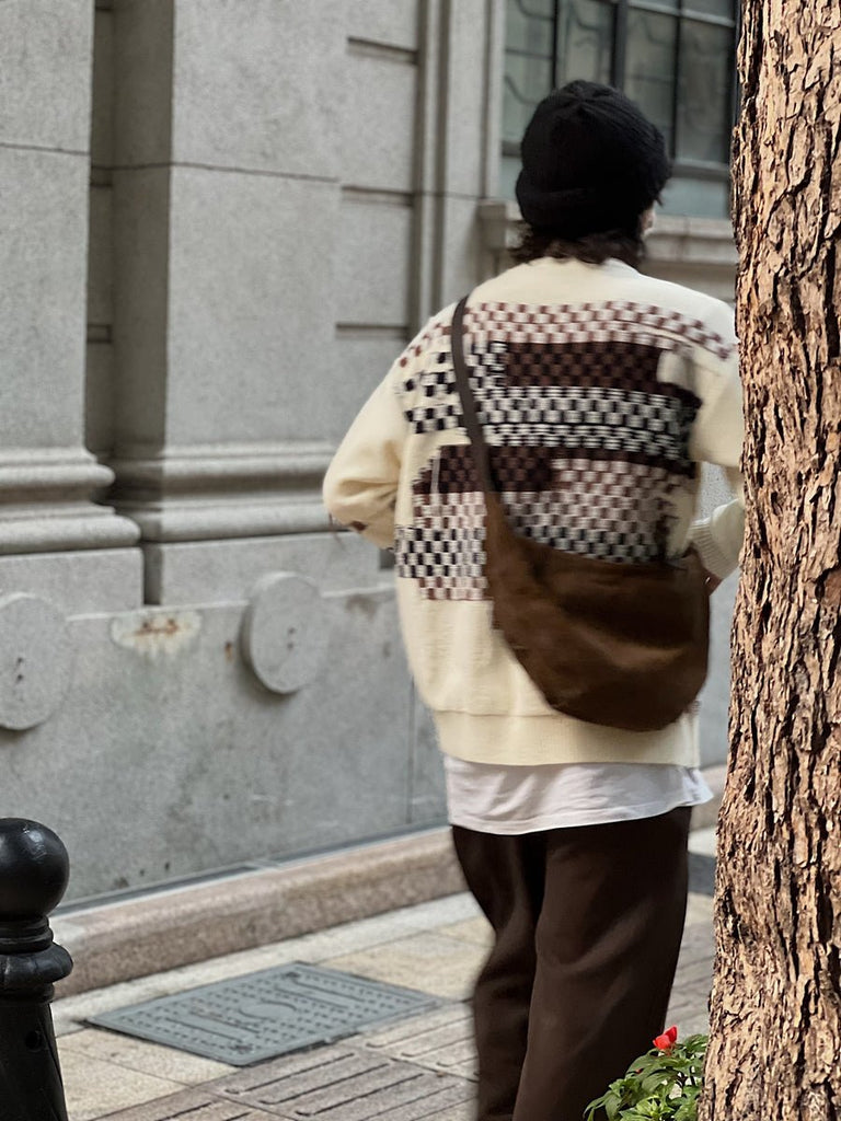 Otusi [Longroad] Vintage Round Neck Sweater NA567