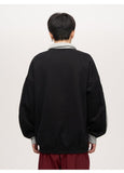 Otusi splicing velvet sweater NA610