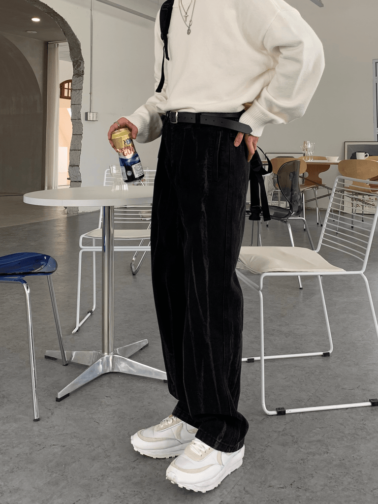 Otusi [CUIBUJU] Korean slim casual all-match trousers na797