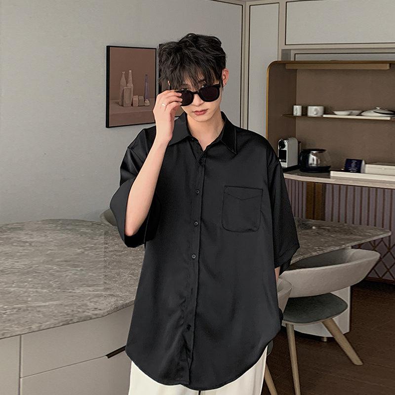 Otusi Oversized Silk Shirt (no tie)