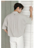 Otusi Pleated Textured Shirt