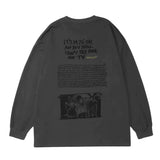 Otusi Retro Fun Printed Casual Sweatshirt
