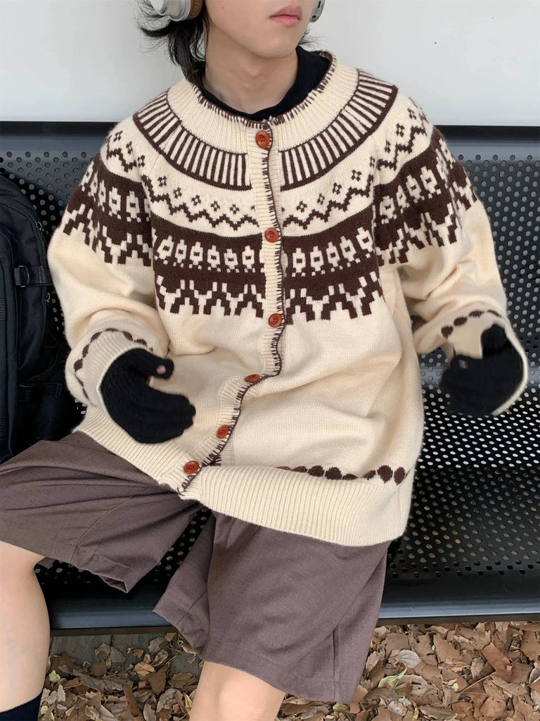 Otusi Retro Vintage Knitted Cardigan