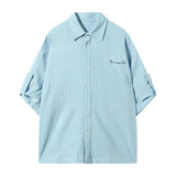 Otusi Roll-up Sleeve Pleated Shirt