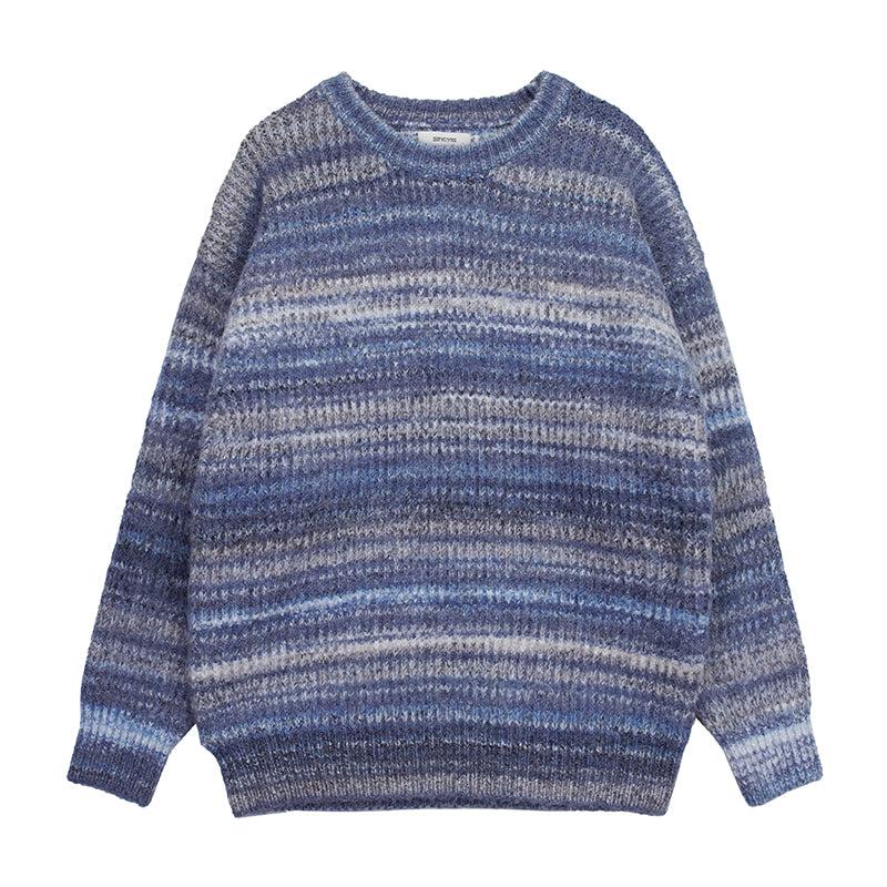 Otusi Round Neck Colorful Sweater