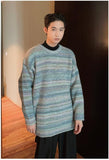 Otusi Round Neck Colorful Sweater