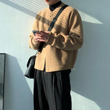 Otusi Round Neck Knitted Cardigan Jacket