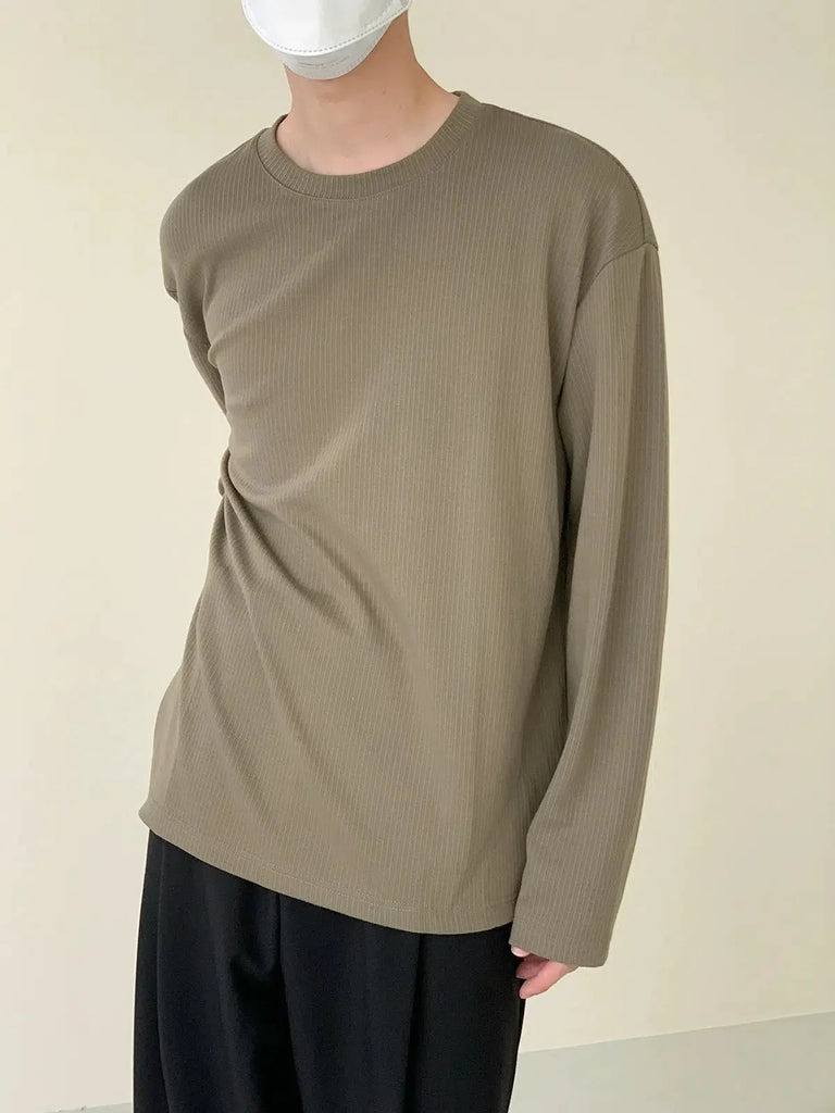 Otusi Round Neck Long-sleeved T-shirt