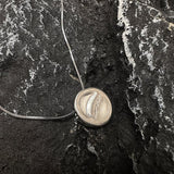 Otusi Round Titanium Pendant Necklace