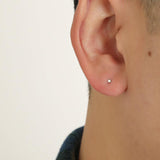 Otusi Small Round Stud Earrings