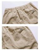 Otusi Spring Drawstring Cotton Elastic Waist Pants