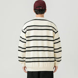 Otusi Striped Crewneck Sweatshirt