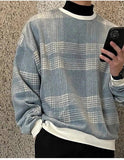 Otusi Striped Round Neck Sweatshirt