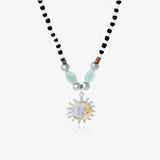 Otusi Sun And Moon Pendant Necklace