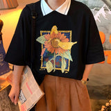 Otusi Sunflower Print Polo Shirt