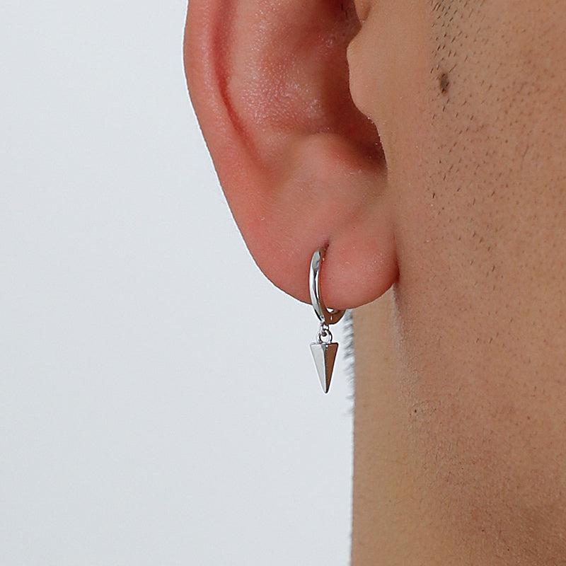 Otusi Tapered Drop Hoop Earrings