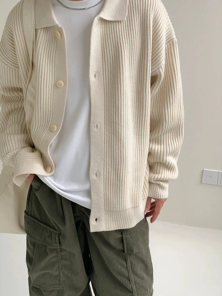 Otusi Thickened Knitted Casual Cardigan