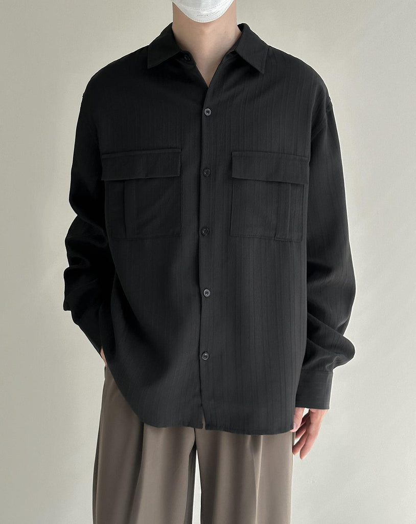 Otusi Thin Striped Long Sleeve Shirt