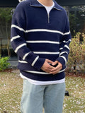 Otusi [LEMiE] Pullover Half Zipper Knitted LE08