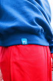 Otusi Royal Blue 1-4 zip sweatshirt With Dream Sport Design