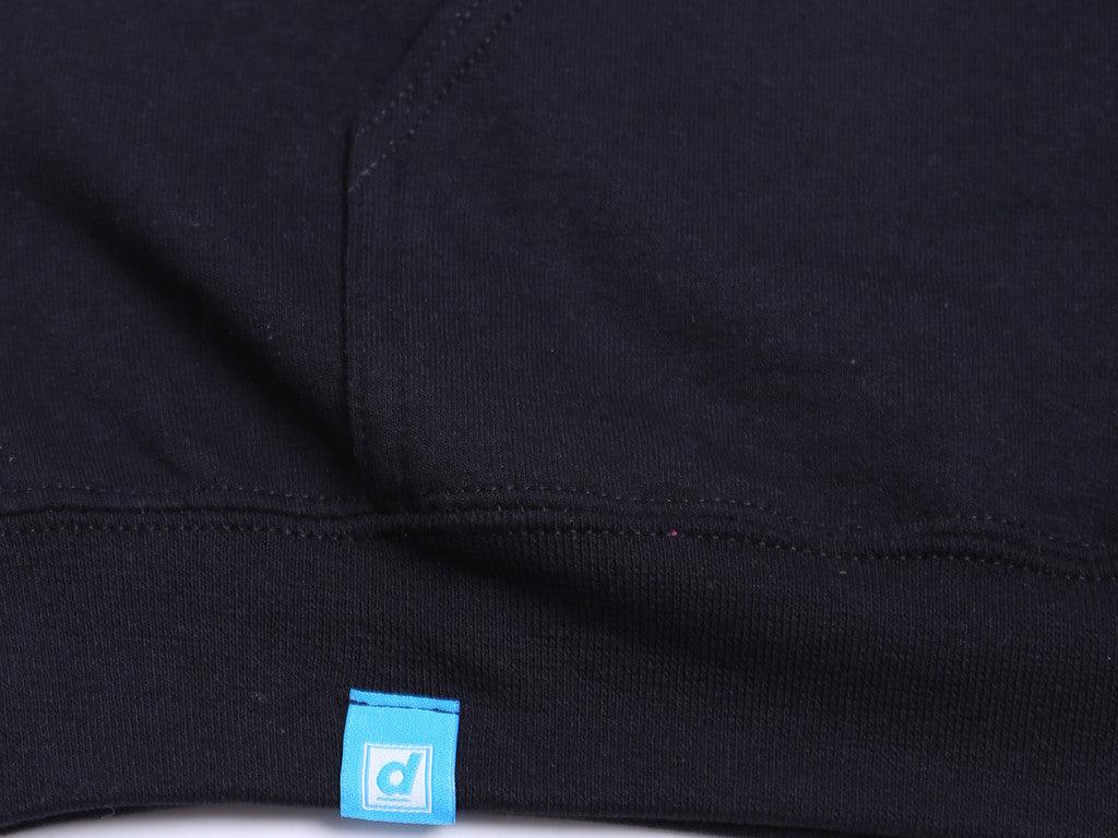 Otusi Black Hoodie With Embroidered DBDNS Logo
