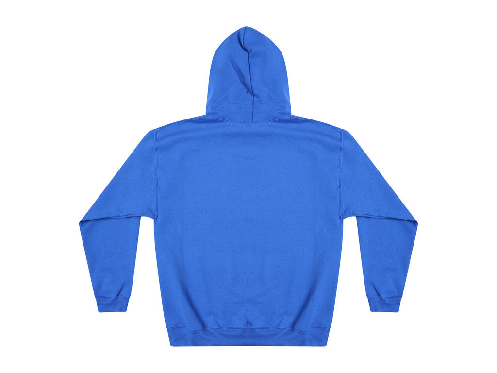 Otusi Royal Blue Hoodie With Printed 'Lost In The Unknown' Design