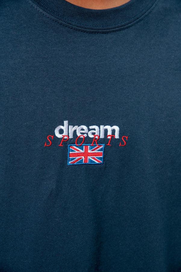 Otusi Navy T-shirt With Dream Sports Embroidered Logo